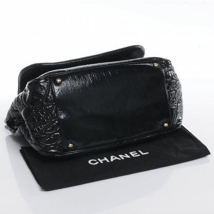 Chanel Vinyl Rodeo Flap Bag Black 4 of 7