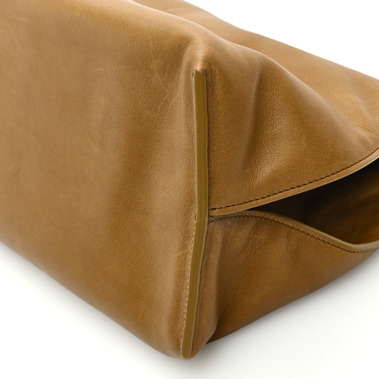 The Row Saddle Calfskin Sienna Shoulder Bag Muschio 9 of 13