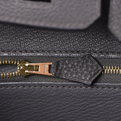 Hermes Togo Birkin 25 Graphite 9 of 37