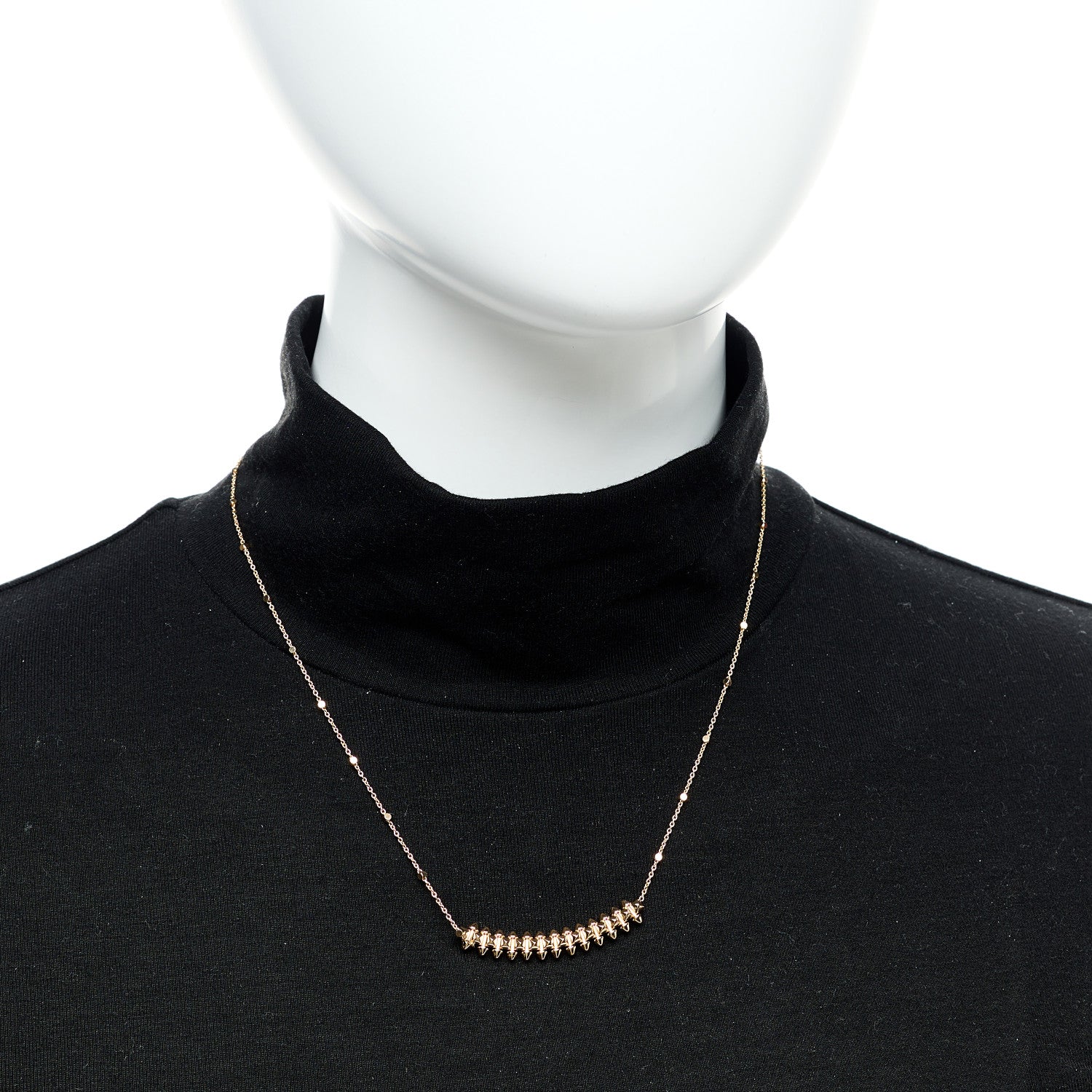 Cartier 18K Yellow Gold Small Clash de Cartier Necklace 2 of 6