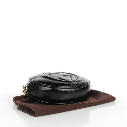 Gucci Patent Mini Soho Chain Bag Black 4 of 7