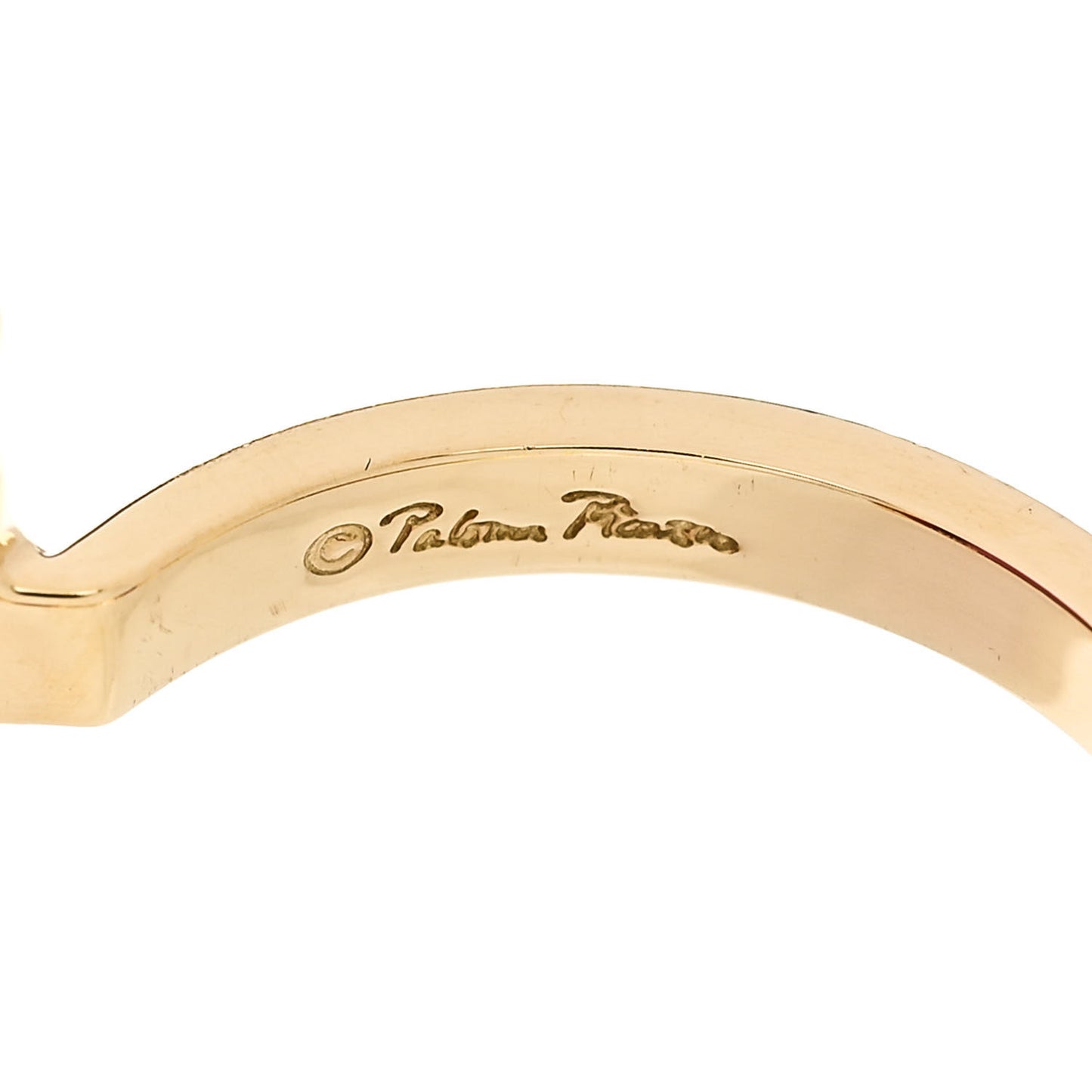 18K Yellow Gold Rubelitte 12mm Paloma Picasso Sugar Stacks Ring 49 5