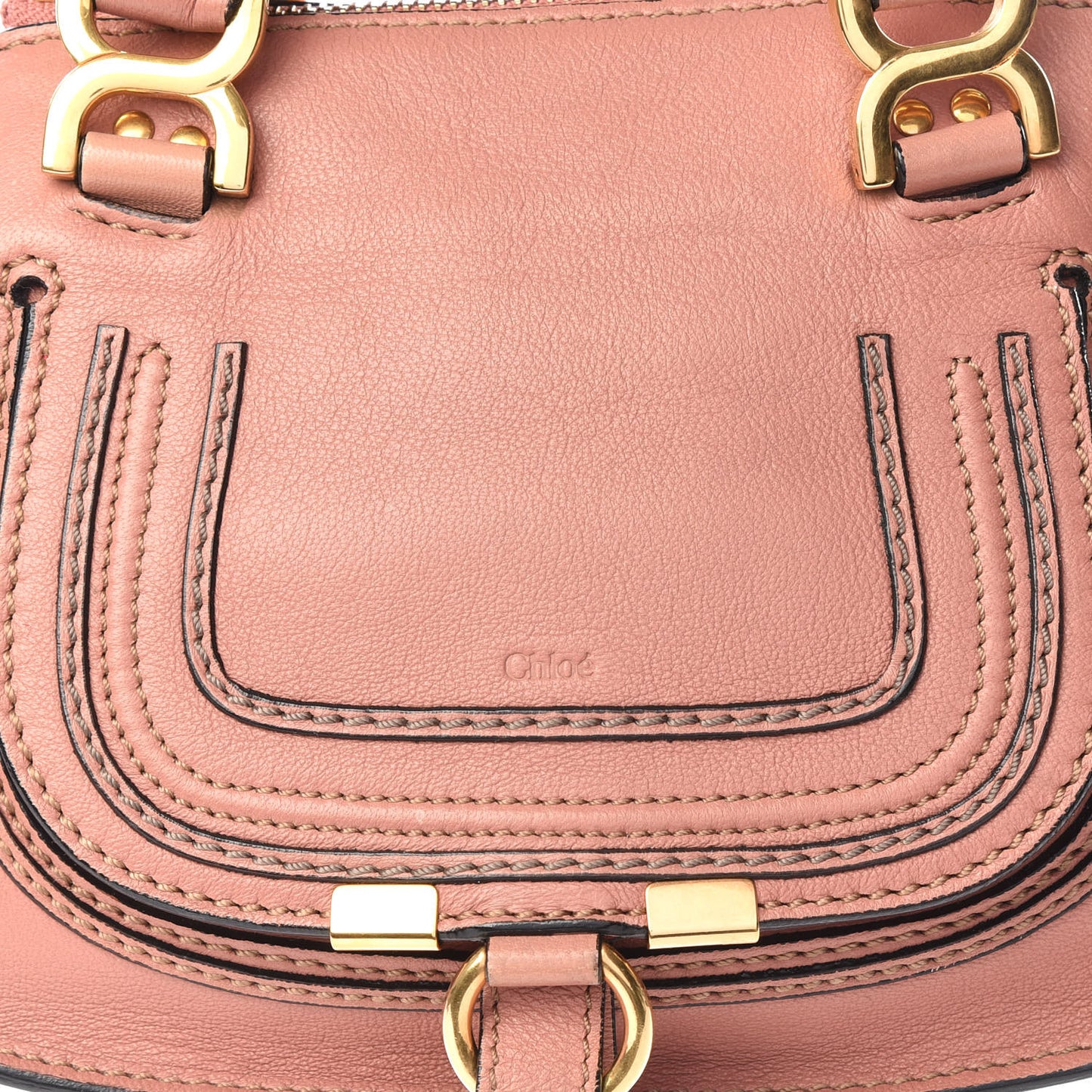 Calfskin Mini Marcie Satchel Waterlily