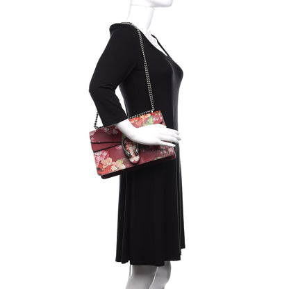 Gucci Calfskin Blooms Print Small Dionysus Shoulder Bag Romantic Cherry Multicolor 2 of 11
