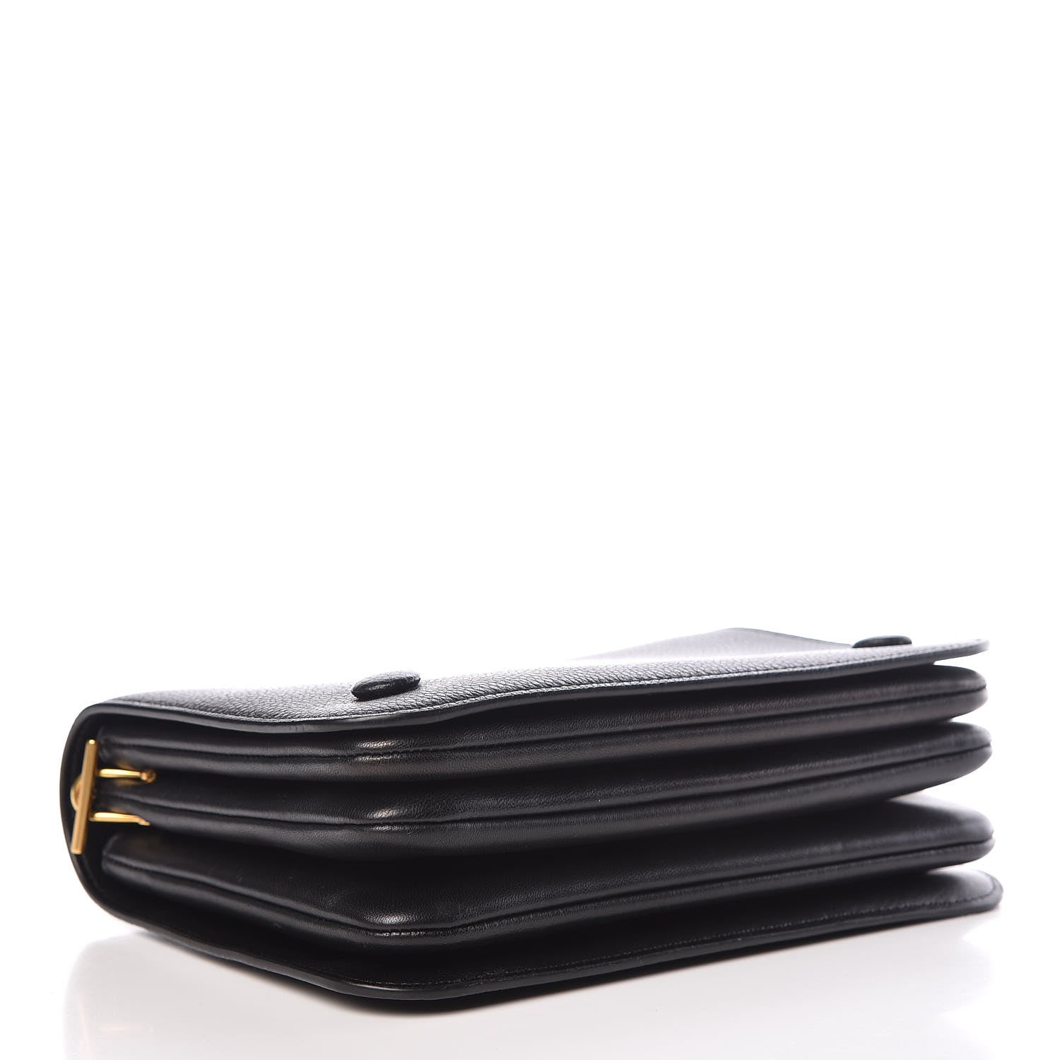 Mulberry Classic Grain Calfskin Small Clifton Flap Black 4 of 12