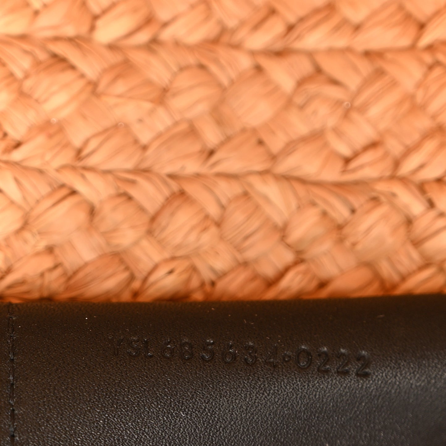 Raffia Calfskin Caged Tote Naturale Black