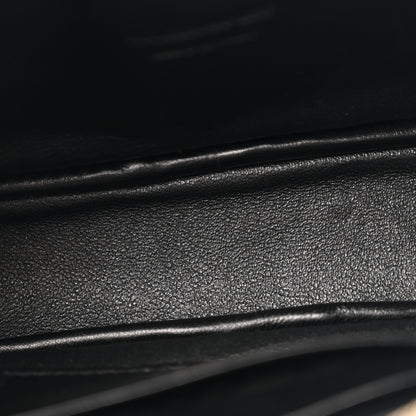Saint Laurent Grain De Poudre Matelasse Monogram Mini Lou Camera Bag Black 5 of 12