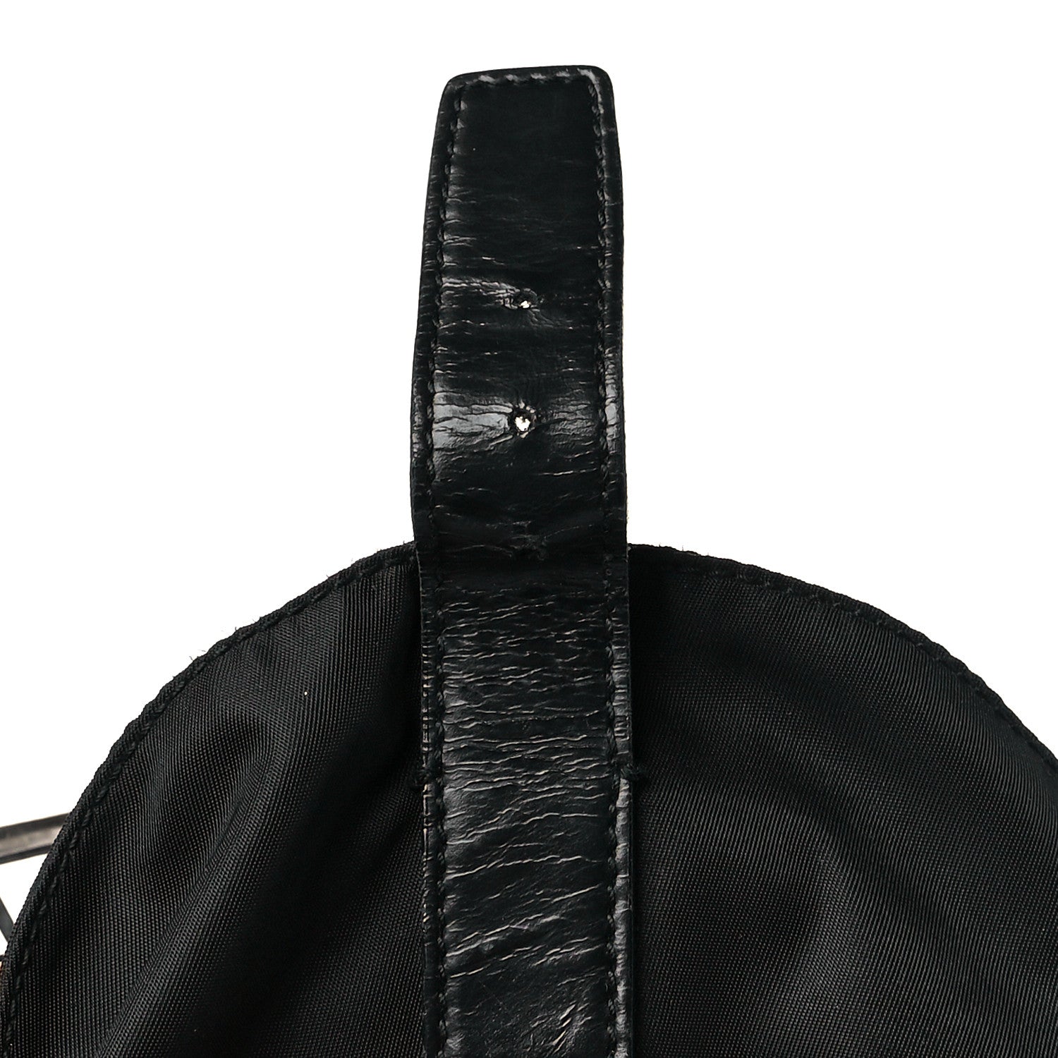 Prada Nylon Vela Medium Cinch Backpack Black 11 of 11