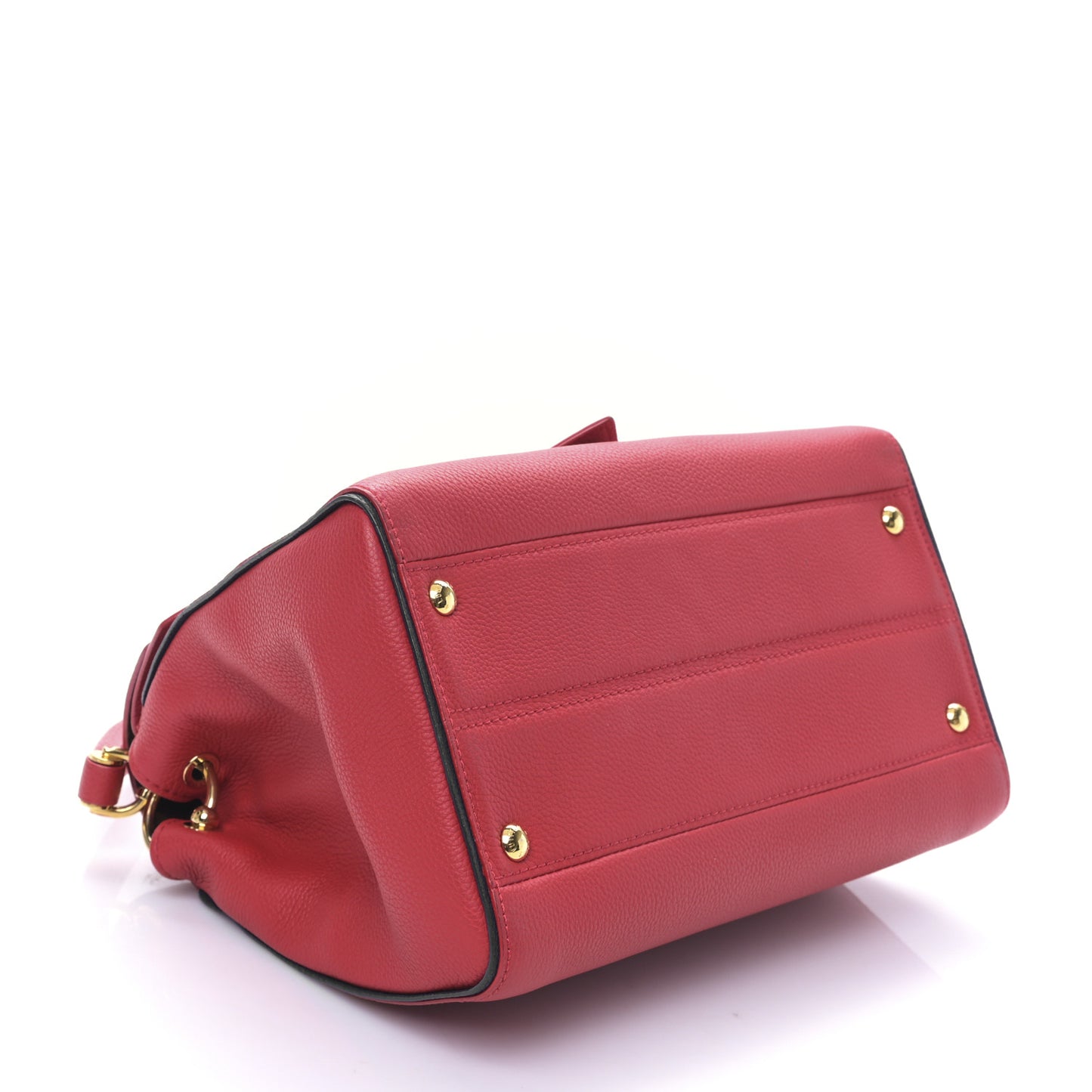 Grained Calfskin Monogram Double V Rubis