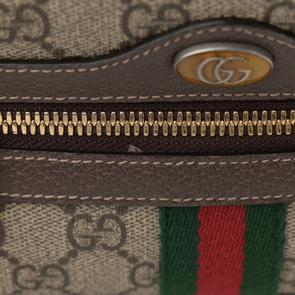 Gucci GG Supreme Monogram Web Small Ophidia Belt Bag 85 34 Dark Brown 13 of 17