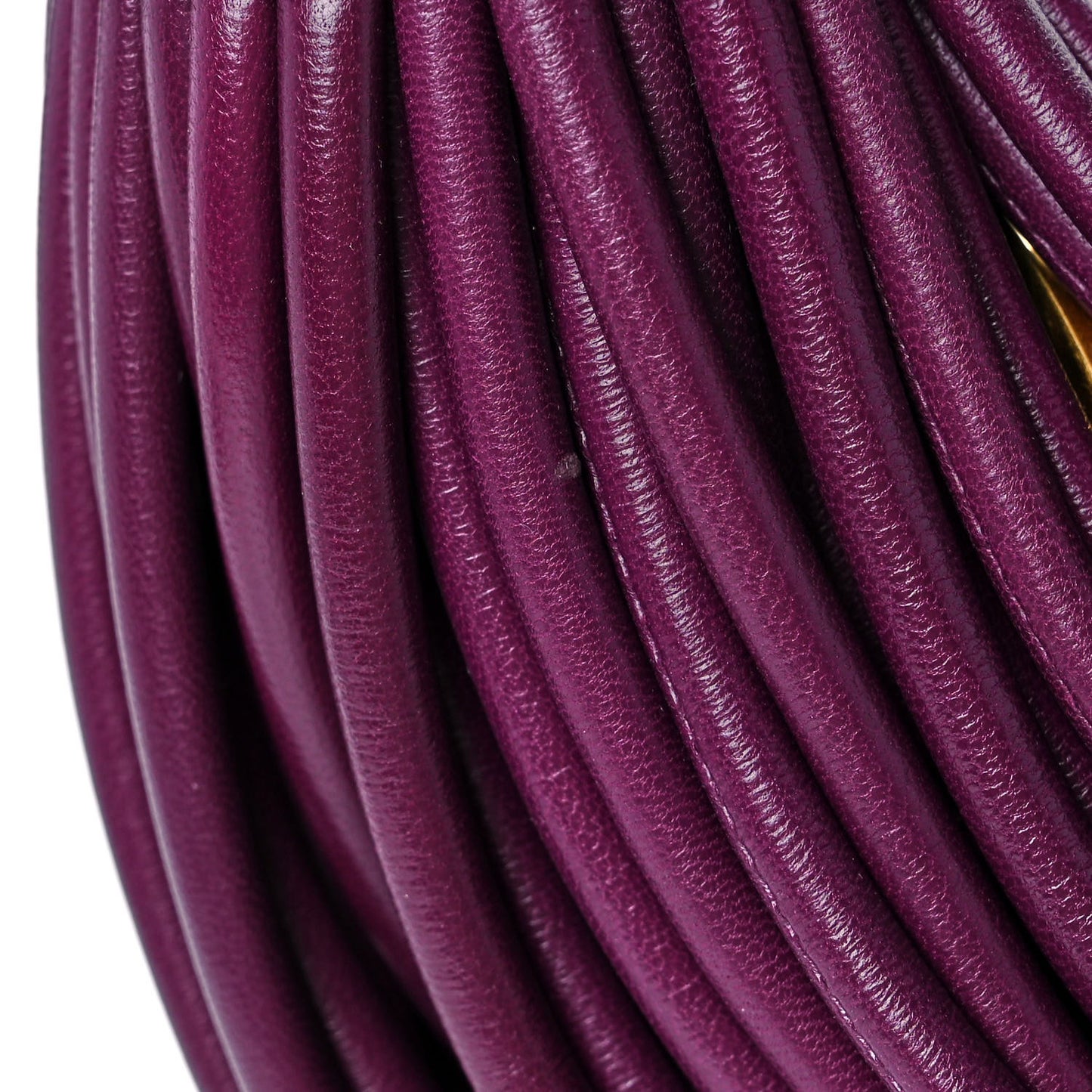 Nappa Mini Tubular Double Knot Grape