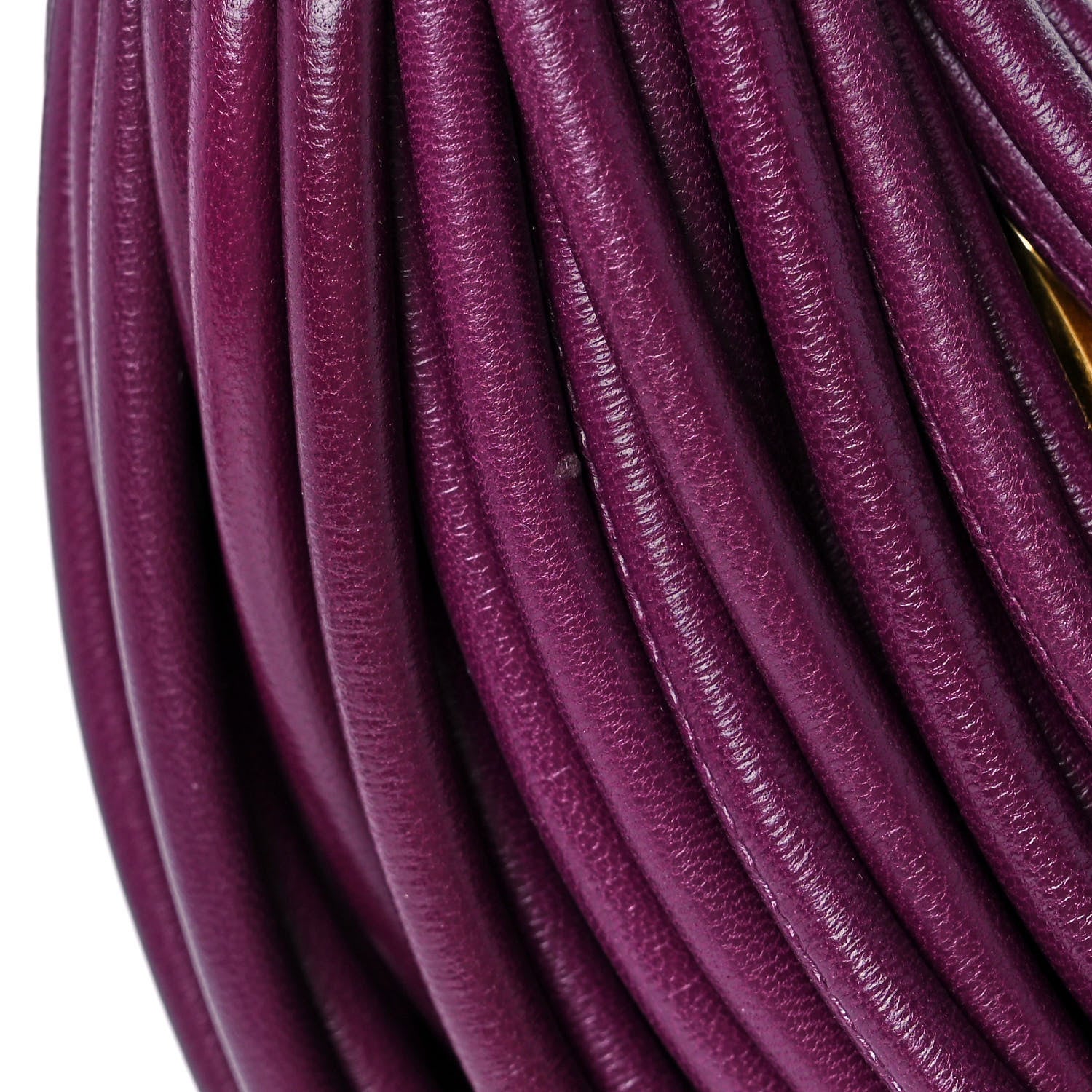 Bottega Veneta Nappa Mini Tubular Double Knot Grape 10 of 10