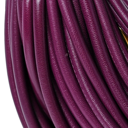 Bottega Veneta Nappa Mini Tubular Double Knot Grape 10 of 10