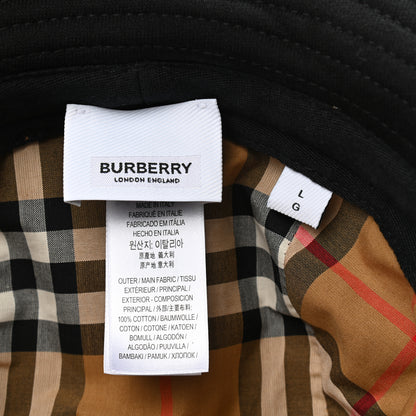 Burberry Nylon Horseferry Print Bucket Hat Black 8 of 8