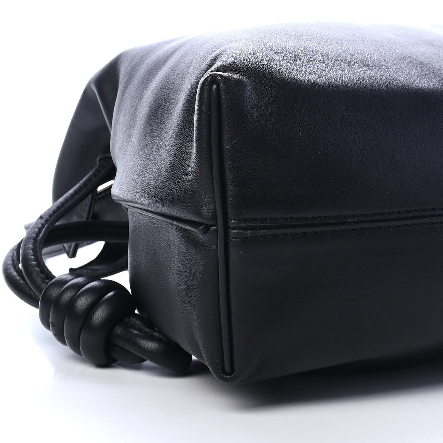 Loewe Calfskin Small Flamenco Knot Bag Black 7 of 8