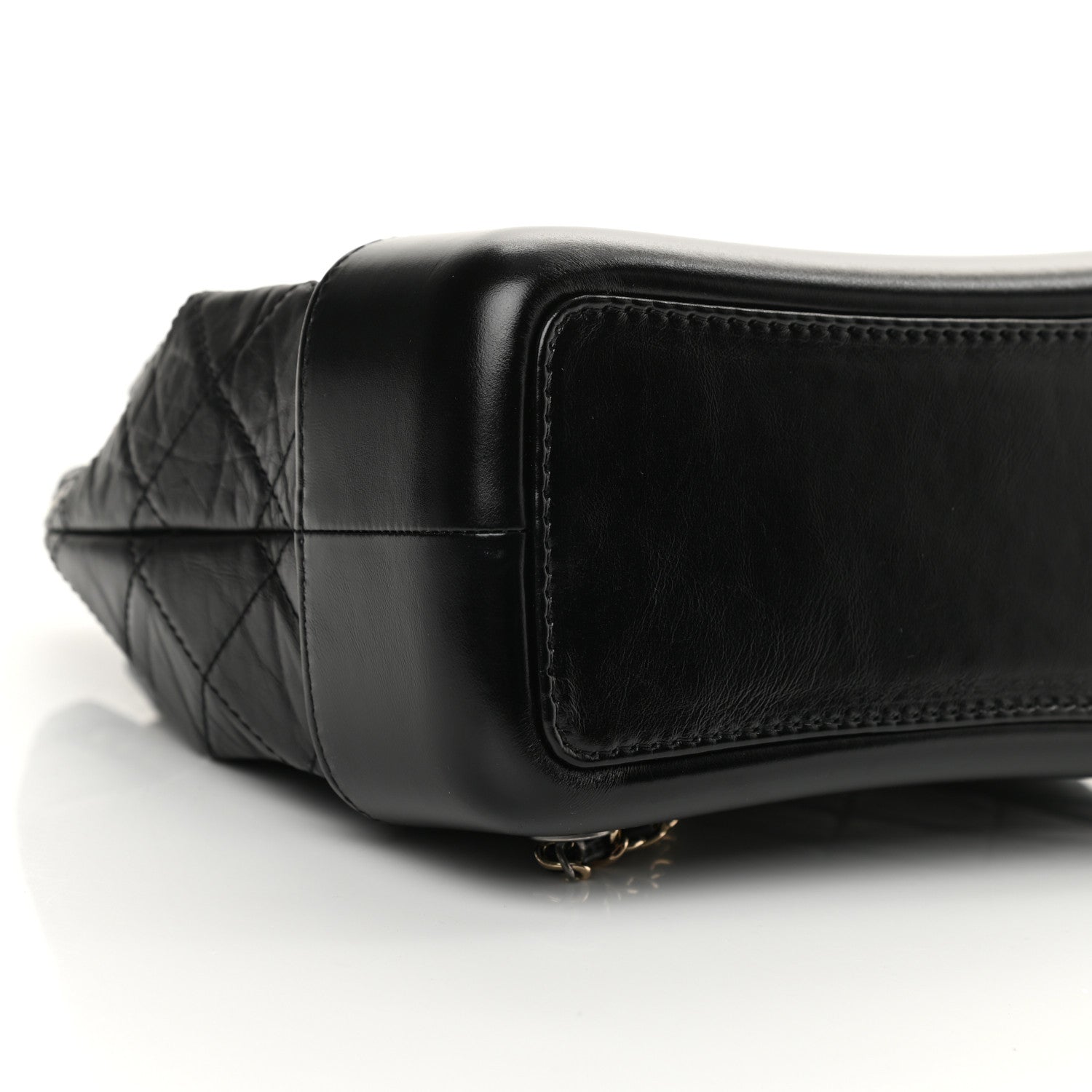 Chanel Aged Calfskin Quilted Small Gabrielle Backpack Black 8 of 12