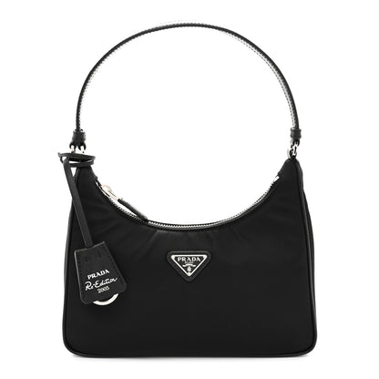 Prada Tessuto Nylon Saffiano Mini Re-Edition 2000 Bag Black 1 of 11
