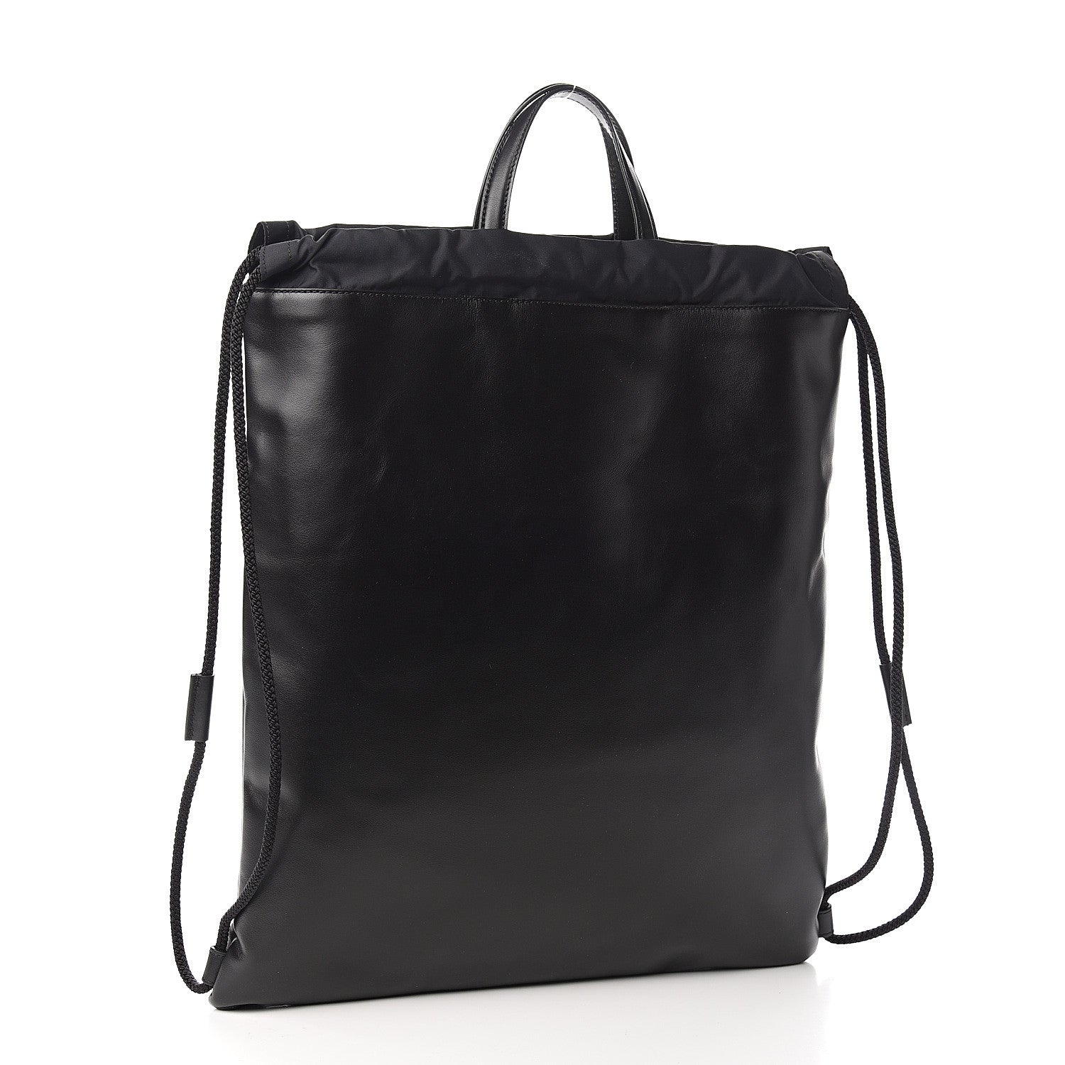 Gucci Calfskin Small GucciGhost Drawstring Backpack Black 2 of 9