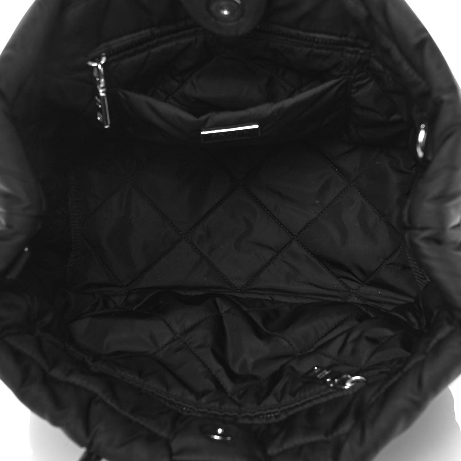 Prada Tessuto Nylon Bomber Tote Black 4 of 4