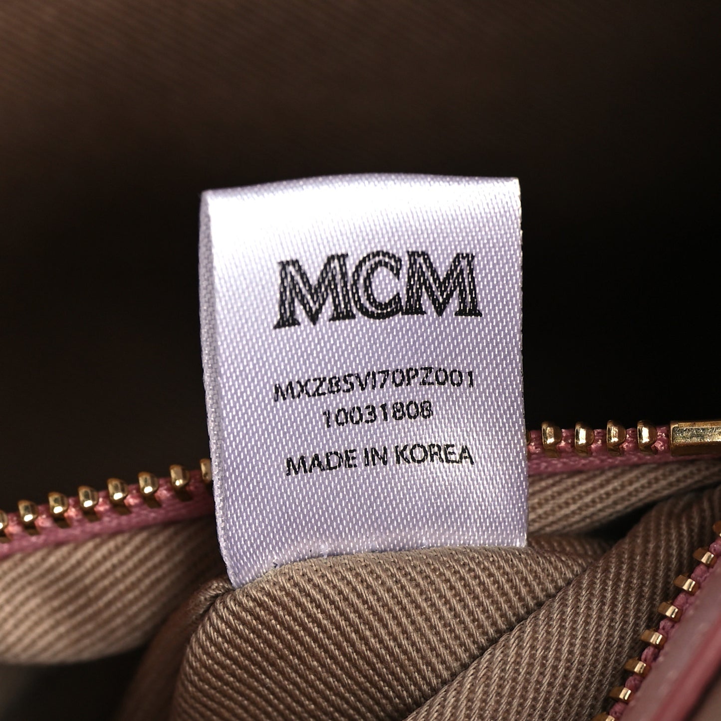 Visetos Medium Zip Pouch Pink