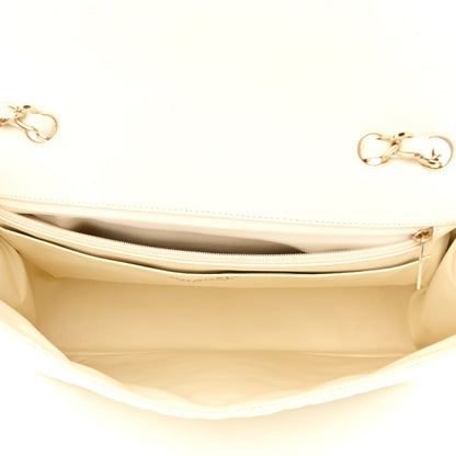 Chanel Caviar Quilted Jumbo Single Flap White 5 of 10