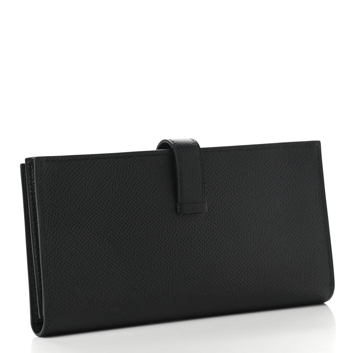Hermes Epsom Bearn Gusset Wallet Black 3 of 8