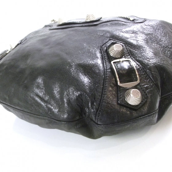 Balenciaga Chevre Giant Hobo GSH Black 5 of 10