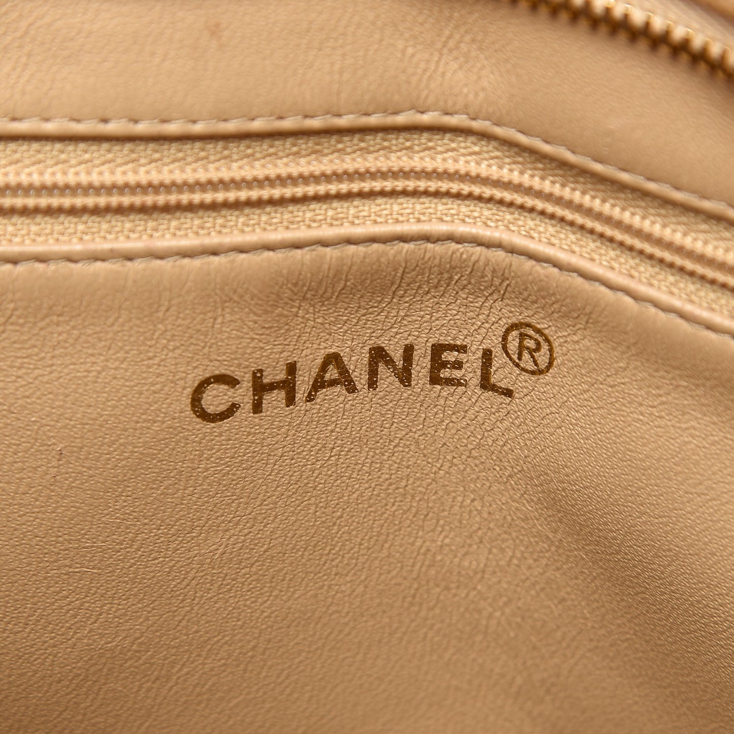 Caviar Quilted Medallion Tote Beige