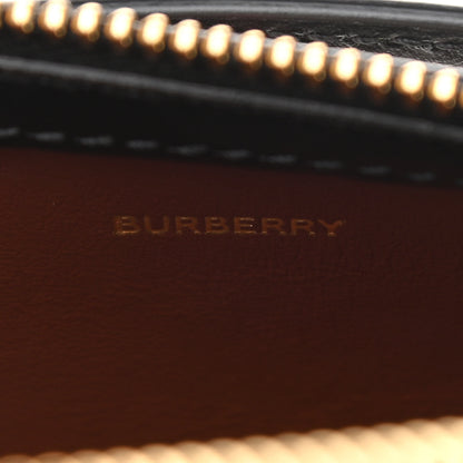 Burberry E-Canvas Calfskin Stripe Icon Barrel Bag Archive Beige 8 of 9