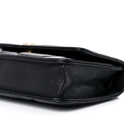 Chanel Goatskin Quilted Chanel 19 Wallet On Chain WOC Black 6 of 15