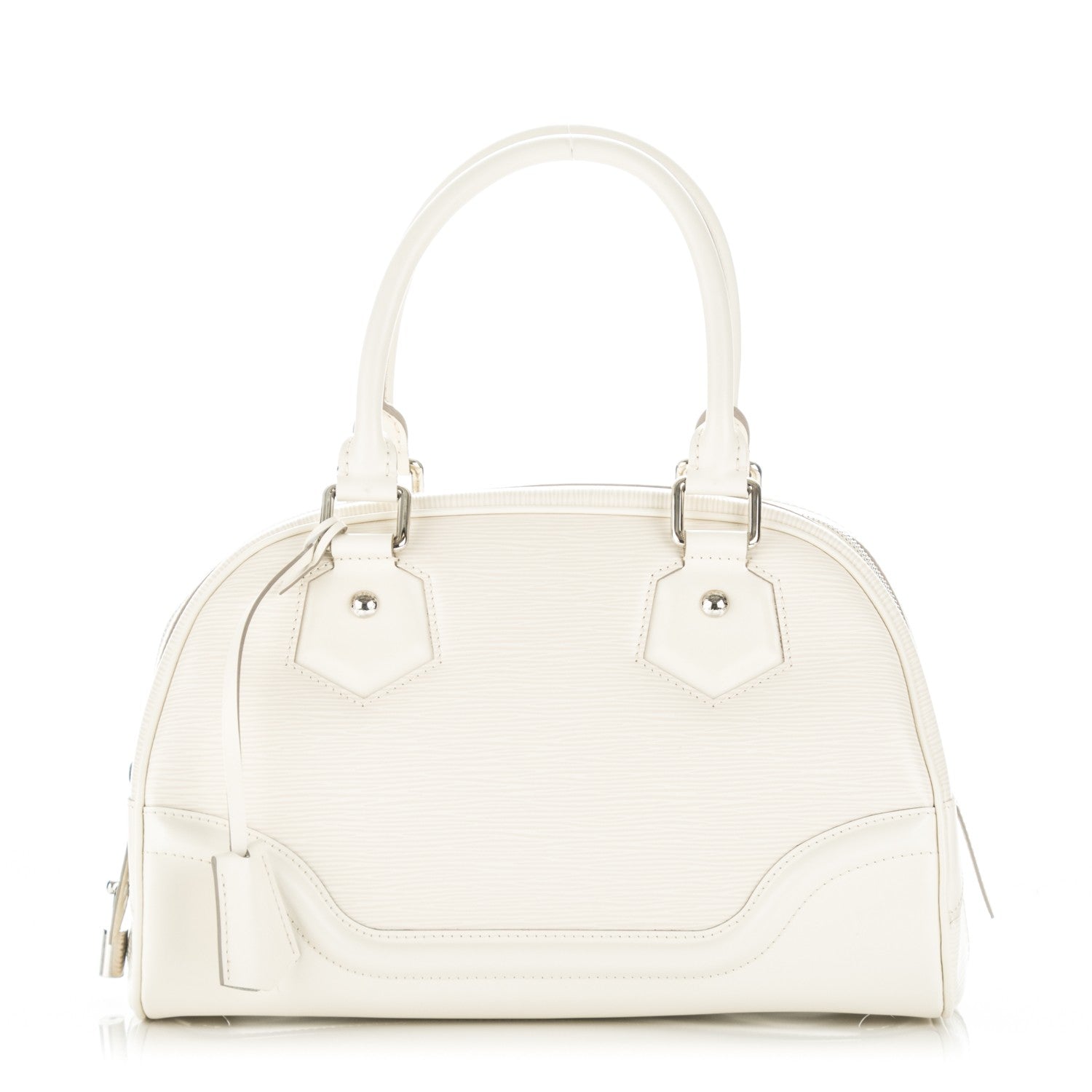 Louis Vuitton Epi Bowling Montaigne PM Ivory 1 of 8