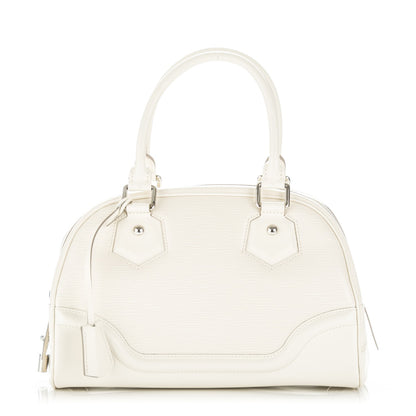 Louis Vuitton Epi Bowling Montaigne PM Ivory 1 of 8