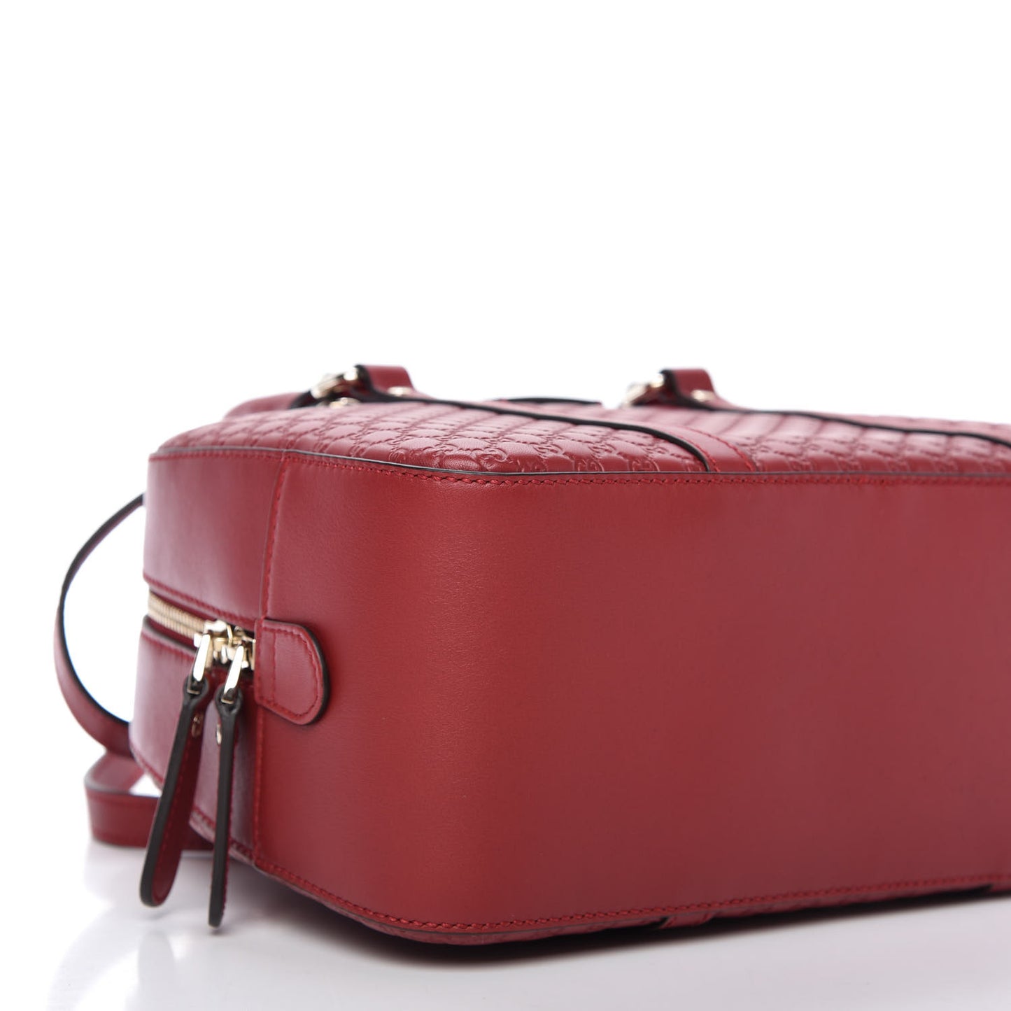 Soft Microguccissima Medium Crossbody Bag Rosso
