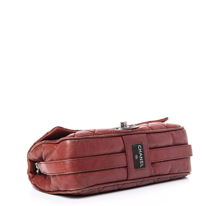 Chanel Lambskin Quilted Medium Icons Secret Label Flap Red 3 of 14
