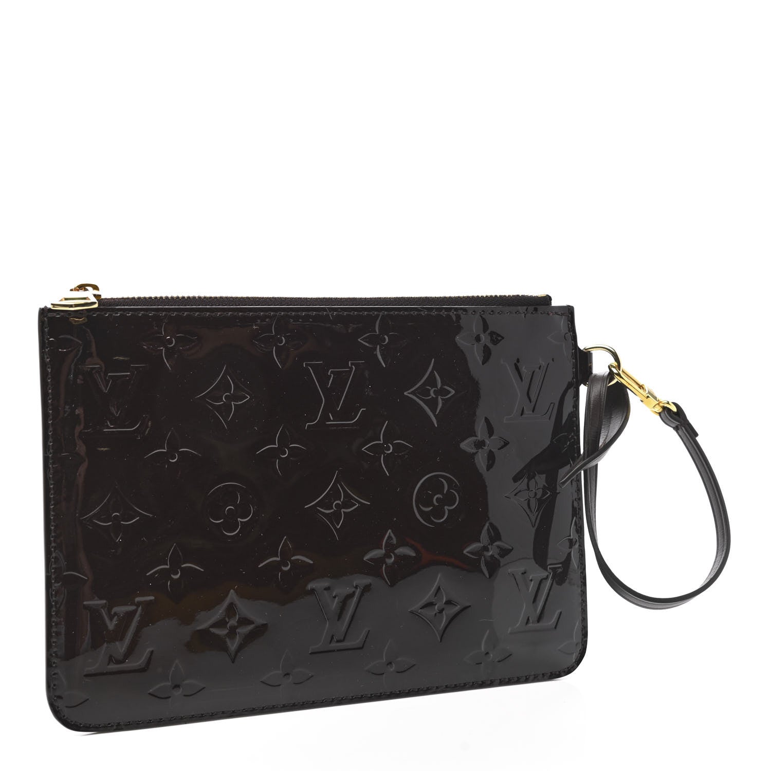 Louis Vuitton Vernis Long Beach Neverfull PM Pochette Amarante 3 of 6