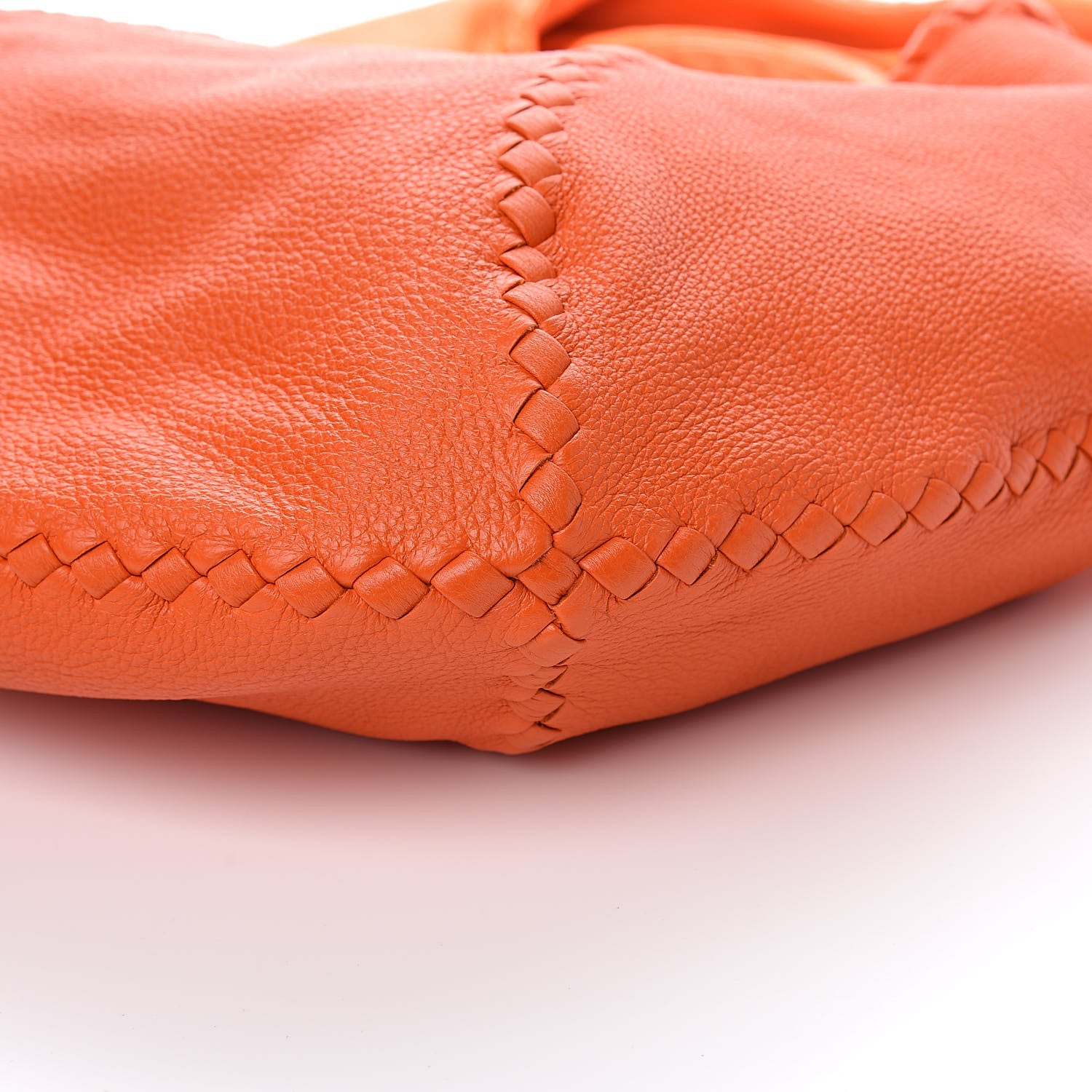 Bottega Veneta Cervo Deerskin Large Hobo Tangerine 9 of 10
