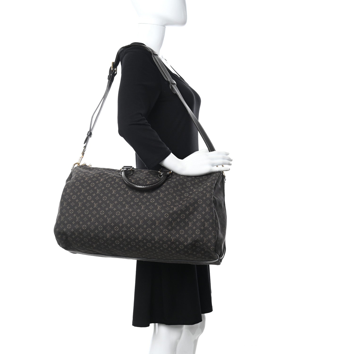 Louis Vuitton Monogram Idylle Speedy Voyage Bandouliere 45 Fusain 2 of 11