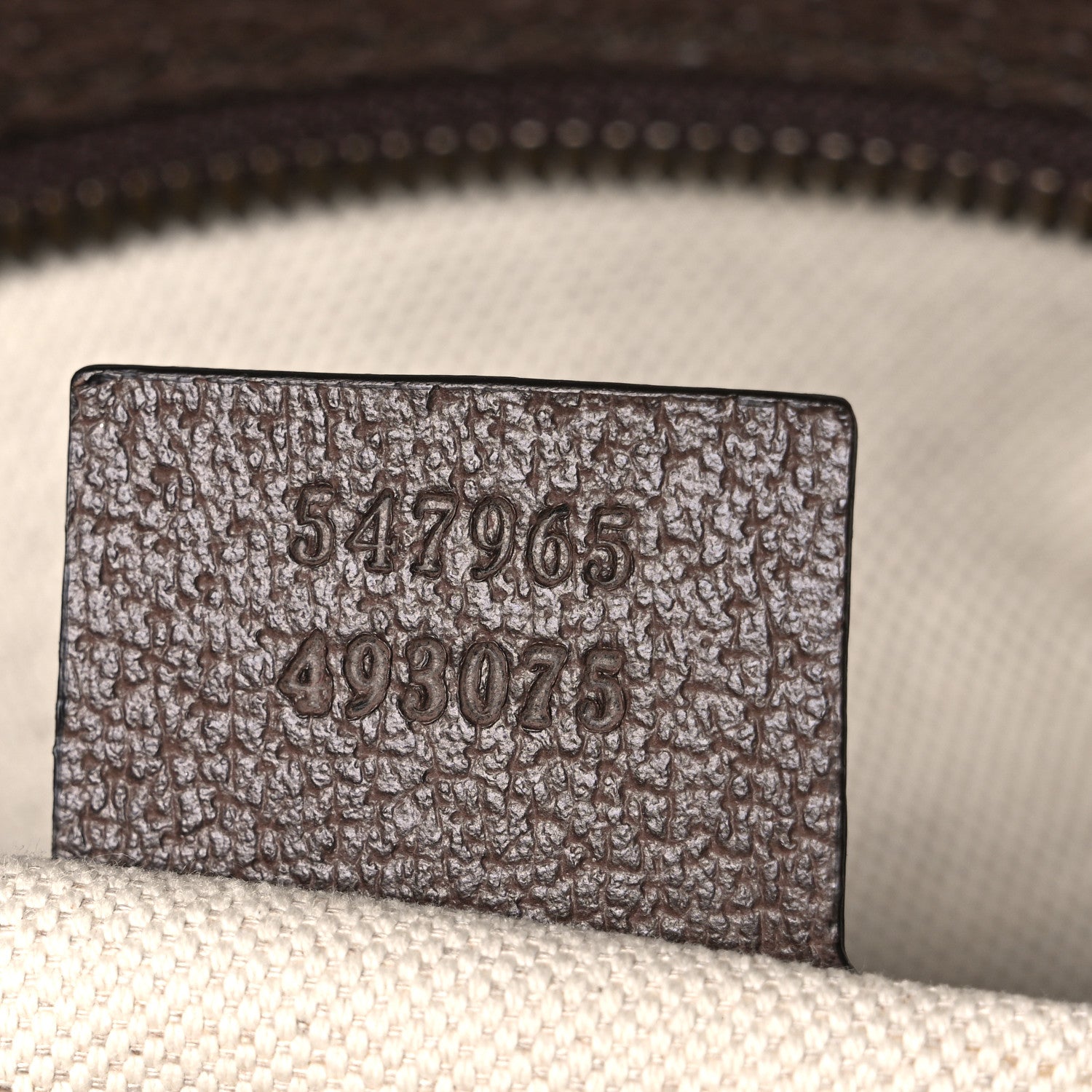 Gucci GG Supreme Monogram Calfskin Web Small Ophidia Day Backpack Beige Ebony New Acero 7 of 10