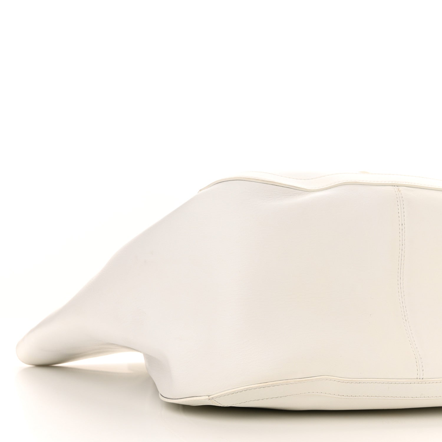 Versace Calfskin Greca Goddess Tote Bag White 8 of 10