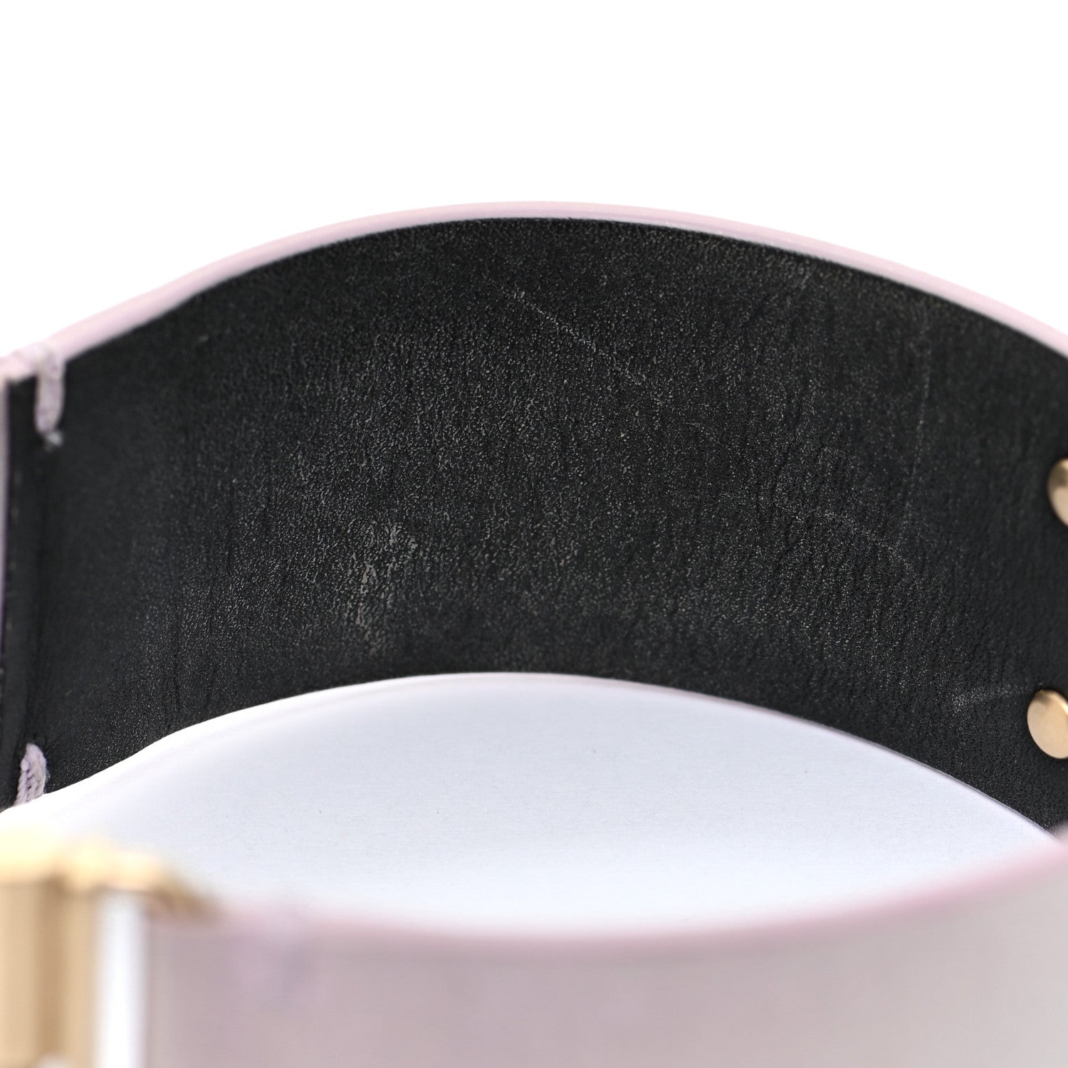 Chanel Calfskin CC Wide Cuff M Lilac 8 of 11