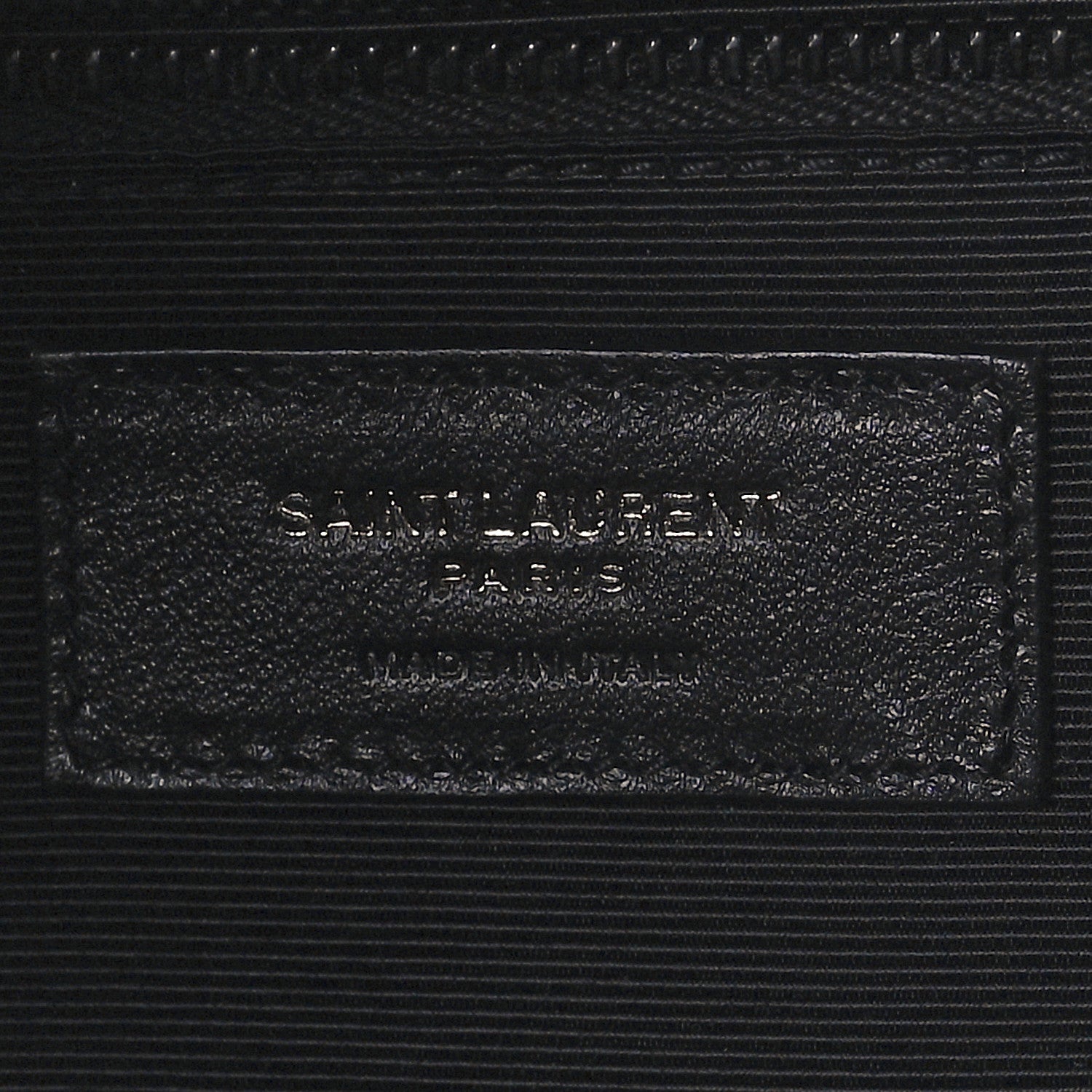 Saint Laurent Grain De Poudre Textured Mixed Matelasse Large Triquilt Monogram Monochrome Satchel Black 7 of 10