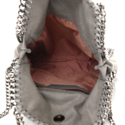 Stella McCartney Shaggy Deer Mini Falabella Fold Over Tote Light Grey 4 of 8
