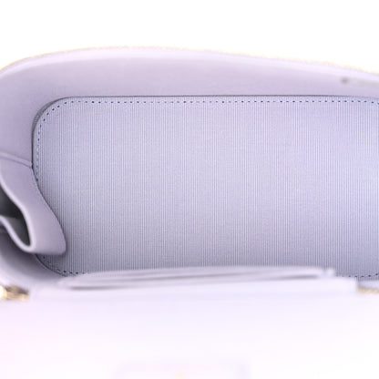 Chanel Lambskin Quilted Small Top Handle Vanity Case With Chain Light Purple 5 of 12