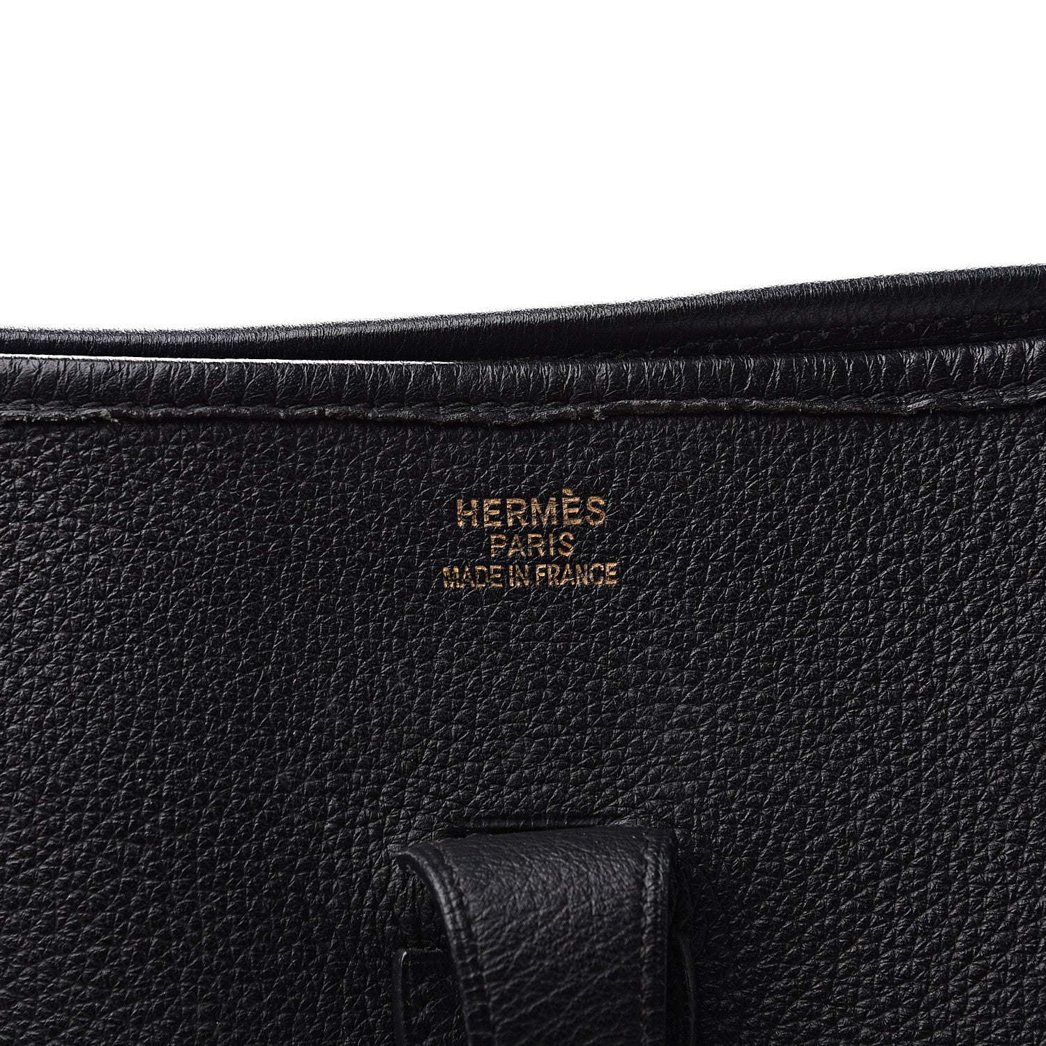 Hermes Taurillon Clemence Evelyne GM Black 5 of 9