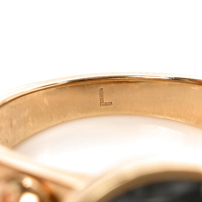 Louis Vuitton Crystal Ring L Gold Black 5 of 6