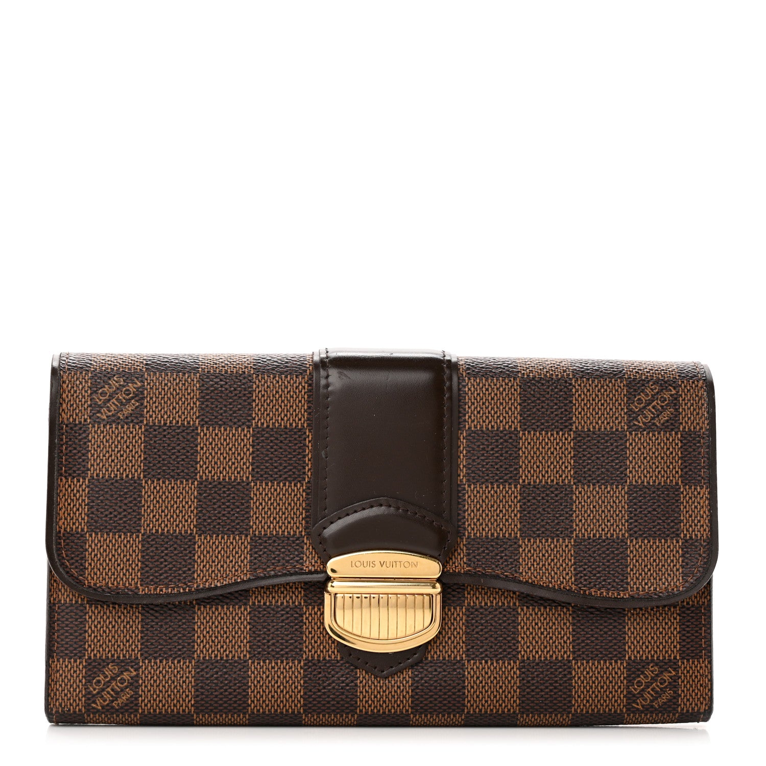 Louis Vuitton Damier Ebene Sistina Wallet 1 of 9