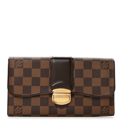 Louis Vuitton Damier Ebene Sistina Wallet 1 of 9