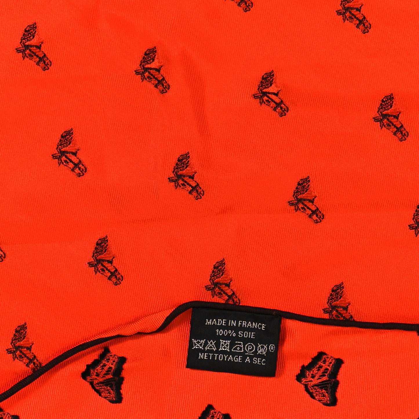 Silk Casaque Optique Losange Scarf