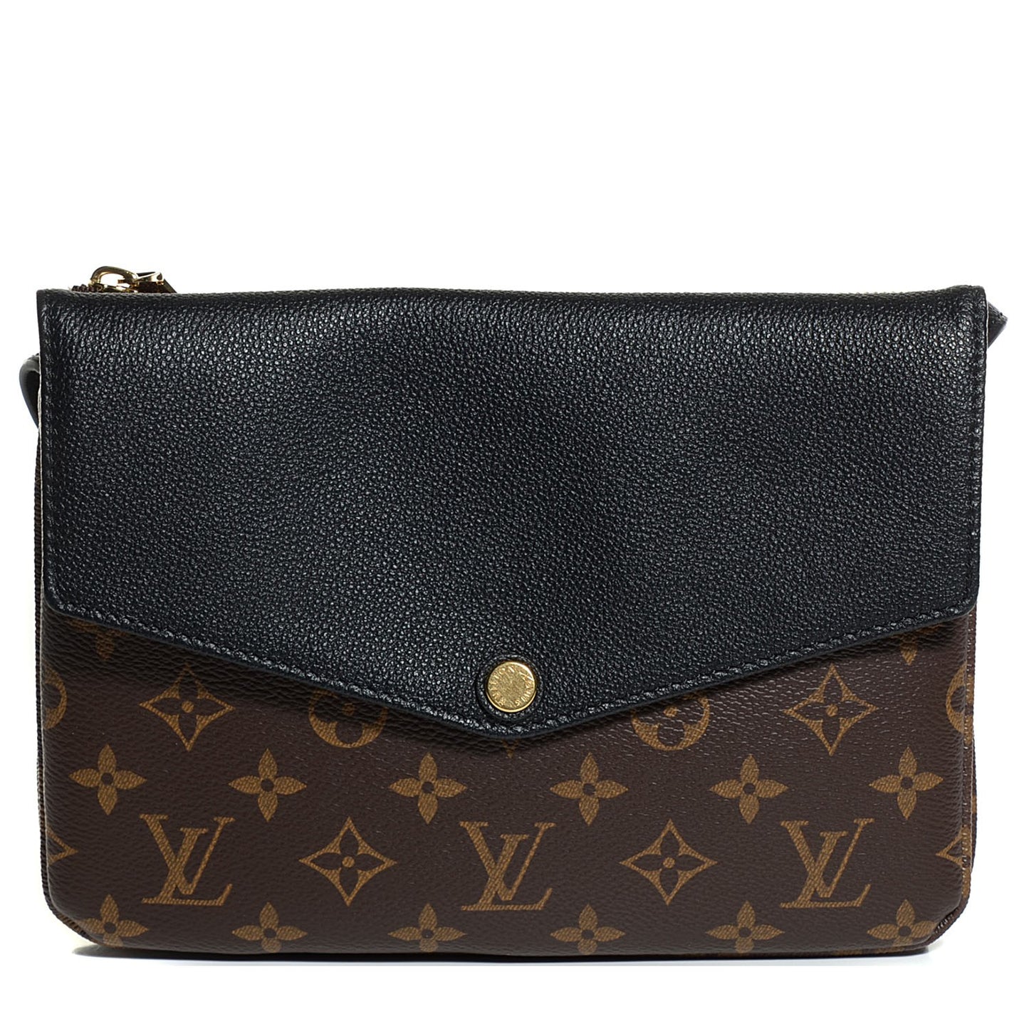 Monogram Twinset Clutch Black