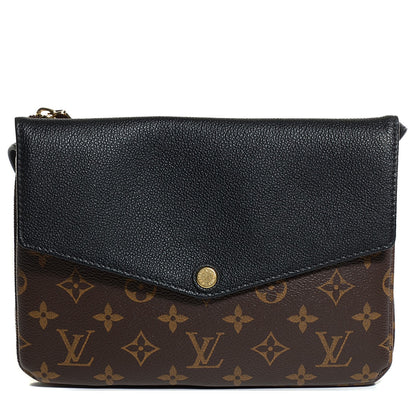 Louis Vuitton Monogram Twinset Clutch Black 1 of 9
